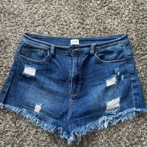 Apricot lane denim shorts